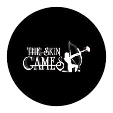 Official Skin Games awards badge recognizing achievement in professional skincare