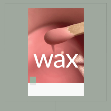 Professional facial waxing treatment using hypoallergenic hard wax