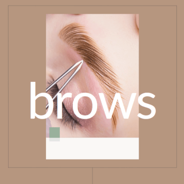 Brow enhancement treatment by Kyla Paris for defined, natural-looking brows