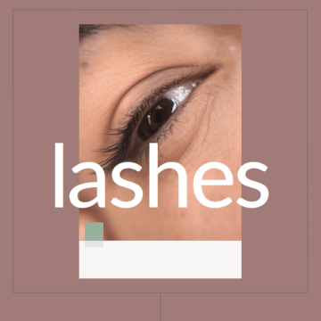 Lash enhancement treatment adding volume and lift to natural lashes