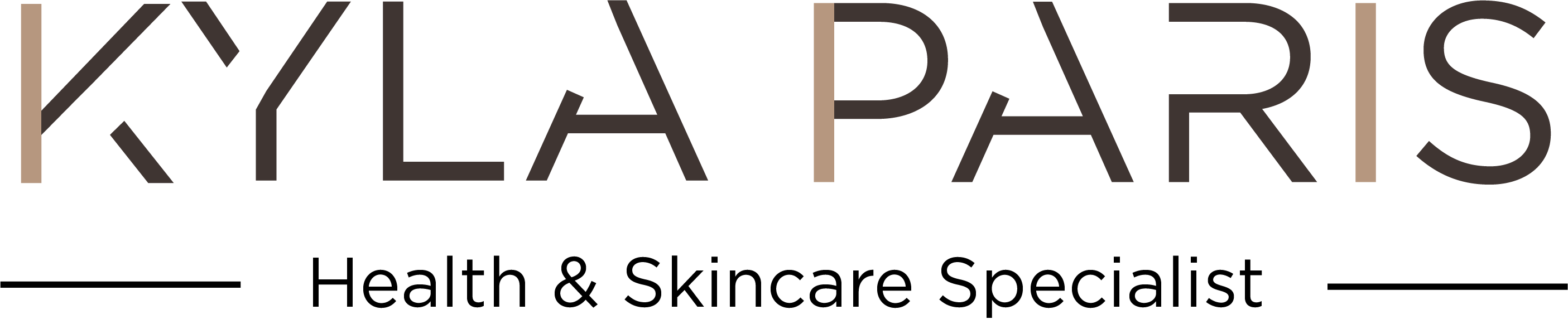 Kyla Paris brand logo representing advanced aesthetic and beauty services.